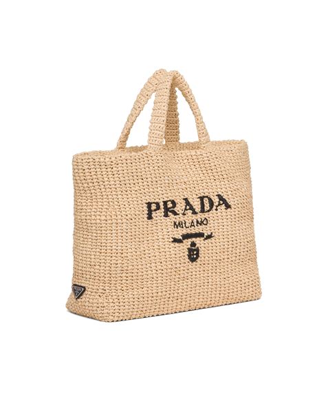 prada rafia|prada raffia beach tote.